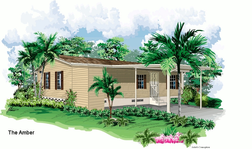 Amber model home elevation