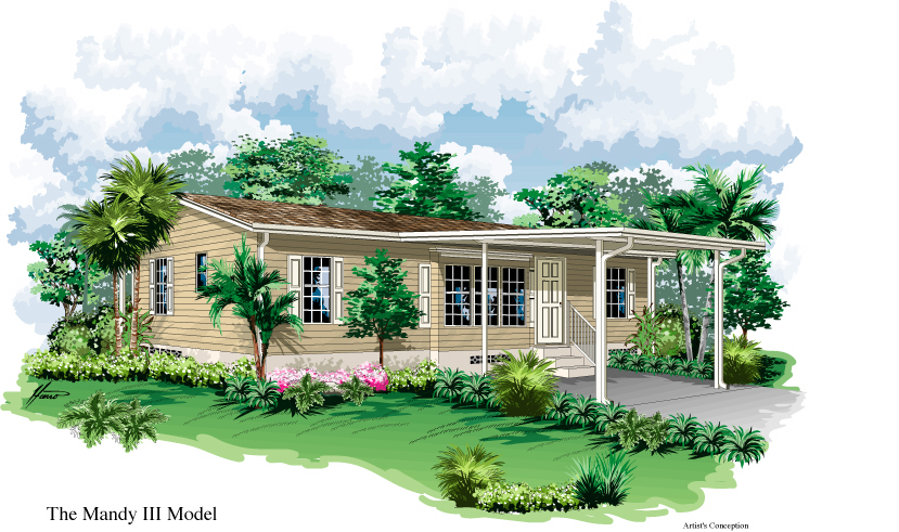 Mandy III model home elevation