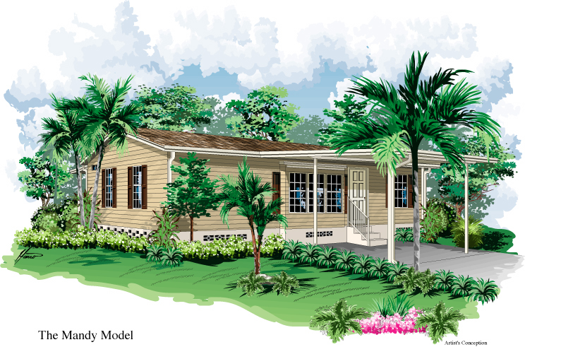 Mandy model home elevation